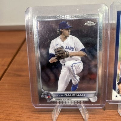 Cheap Sneaks Footwear/Sports Cards Baseball Card Kevin Gausman Lot 2022 Topps Chrome#40 (x2)23 Topps Series 1 Blue Par#