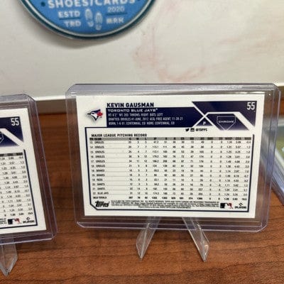 Cheap Sneaks Footwear/Sports Cards Baseball Card Kevin Gausman Lot 2023 Topps Chrome #55 (x2) Refractor (x1) Blue Jays