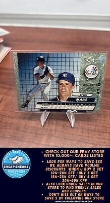 Cheap Sneaks Footwear/Sports Cards Baseball Card Kevin Maas 1992 Ultra #104 New York Yankees