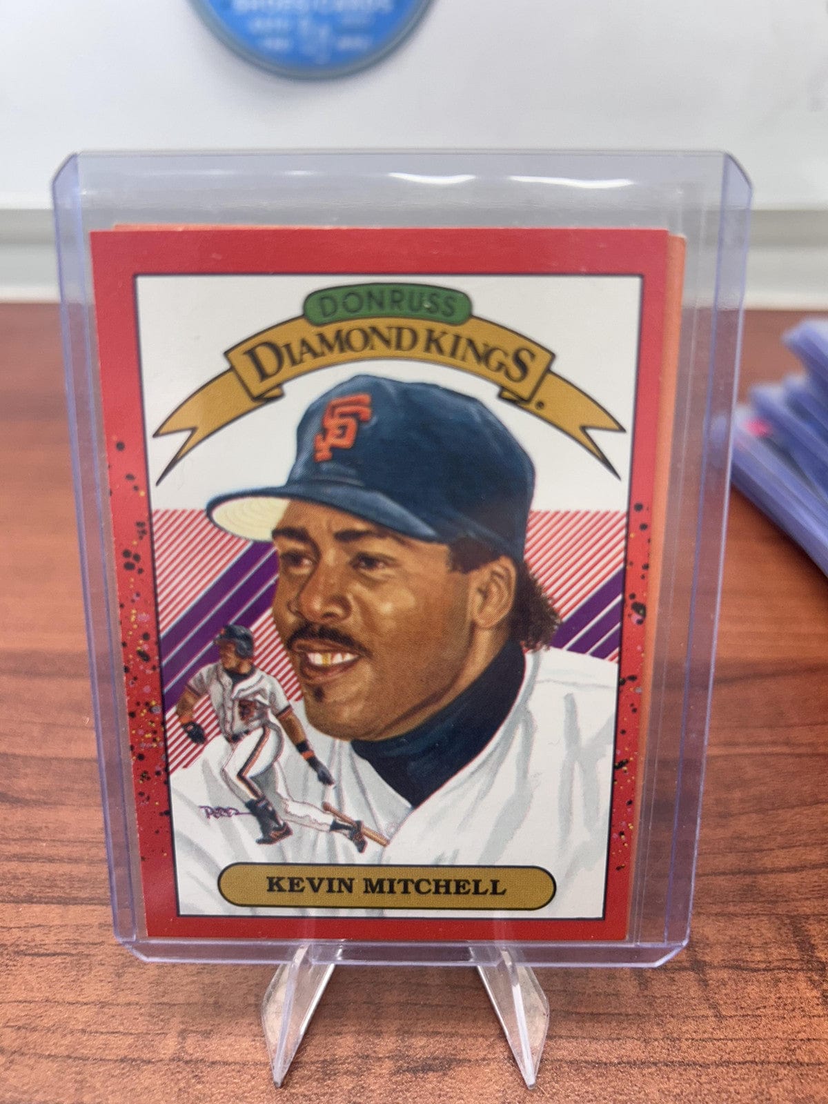 Cheap Sneaks Footwear/Sports Cards Baseball Card Kevin Mitchell 1990 Donruss Super Diamond Kings 5x7 #11 San Francisco