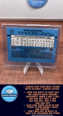 Cheap Sneaks Footwear/Sports Cards Baseball Card Kevin Seitzer 1988 Donruss #280 Kansas City Royals
