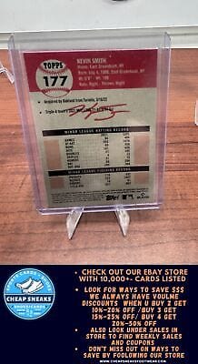 Cheap Sneaks Footwear/Sports Cards Baseball Card Kevin Smith RC 2022 Topps Chrome Platinum Anniversary #177 Oakland Ath