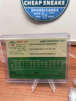 Cheap Sneaks Footwear/Sports Cards Baseball Card Korey Lee RC 2023 Topps Chrome Platinum Anniversary #79 Chicago White