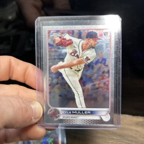 Cheap Sneaks Footwear/Sports Cards Baseball Card Kyle Muller Atl Braves Lot(2) 2022 Topps Chrome #70 RC XFactor Refractor