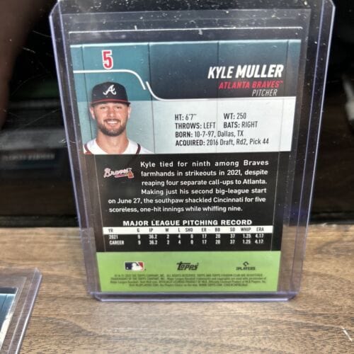 Cheap Sneaks Footwear/Sports Cards Baseball Card Kyle Muller/Spencer Strider Lot(2) 2022 Topps Stadium Club Atlanta Bra