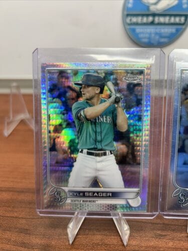 Cheap Sneaks Footwear/Sports Cards Baseball Card Kyle Seager Lot 2022 Topps Chrome Prism Refractor #131+ Base + 22 Topp