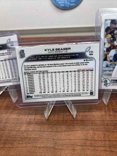 Cheap Sneaks Footwear/Sports Cards Baseball Card Kyle Seager Lot (3) 2022 Topps Chrome X-Factor Refractor #131 +Base+ 2