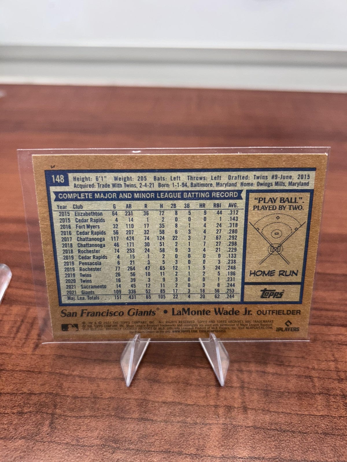 Cheap Sneaks Footwear/Sports Cards Baseball Card LaMonte Wade Jr. 2022 Topps Archives #148 San Francisco Giants