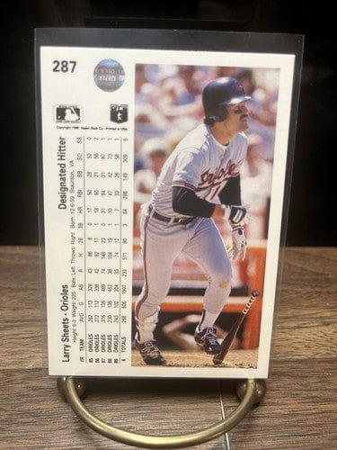 Cheap Sneaks Footwear/Sports Cards Baseball Card LARRY SHEETS Baltimore Orioles 1990 UPPER DECK Baseball Card #287 Fre