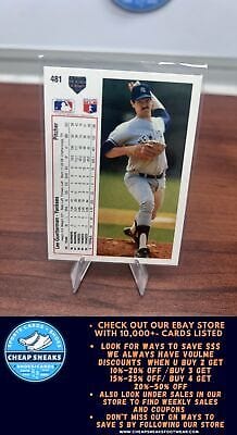 Cheap Sneaks Footwear/Sports Cards Baseball Card Lee Guetterman 1991 Upper Deck #481 New York Yankees