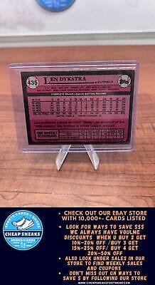 Cheap Sneaks Footwear/Sports Cards Baseball Card Len Dykstra 1989 Topps #435 New York Mets