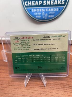 Cheap Sneaks Footwear/Sports Cards Baseball Card Lenyn Sosa RC 2023 Topps Chrome Platinum Anniversary #10 Chicago White