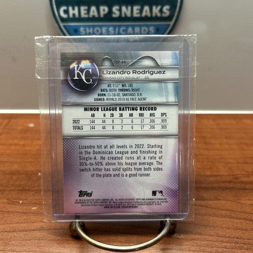 Cheap Sneaks Footwear/Sports Cards Baseball Card Lizandro Rodriguez 2023 Bowman Platinum #TOP-64 KC Royals