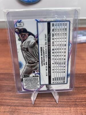 Cheap Sneaks Footwear/Sports Cards Baseball Card Logan Webb 2023 Topps Cosmic Chrome #172 San Francisco Giants
