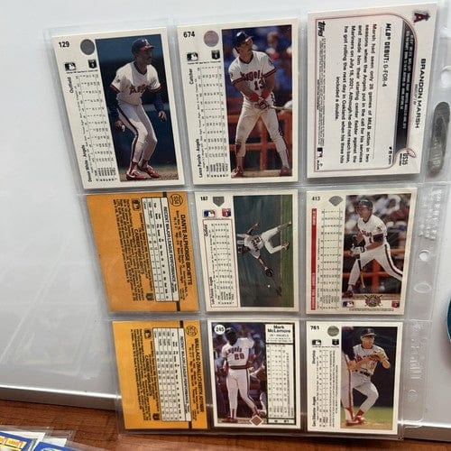 Cheap Sneaks Footwear/Sports Cards Baseball Card Los Angeles Angels 45 Card Lot Assorted Years And Players
