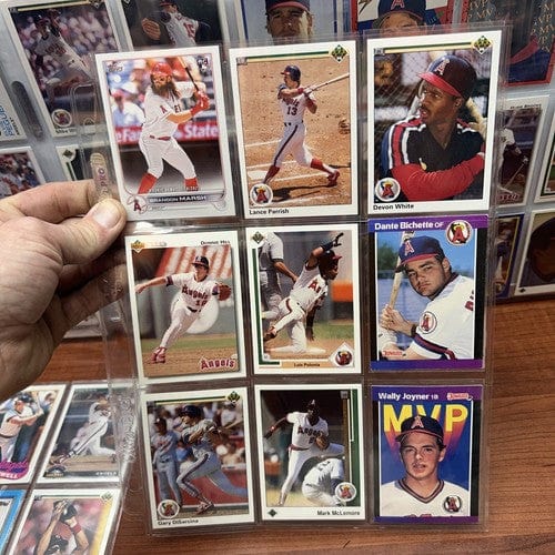 Cheap Sneaks Footwear/Sports Cards Baseball Card Los Angeles Angels 45 Card Lot Assorted Years And Players
