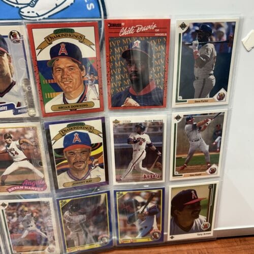 Cheap Sneaks Footwear/Sports Cards Baseball Card Los Angeles Angels 45 Card Lot Assorted Years And Players