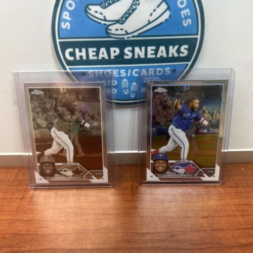 Cheap Sneaks Footwear/Sports Cards Baseball Card Lot(2) Vladimir Guerrero Jr. 2023 Topps Chrome Sepia Refractor Paralle