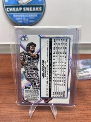 Cheap Sneaks Footwear/Sports Cards Baseball Card Luis Arraez 2023 Topps Cosmic Chrome #90 Miami Marlins