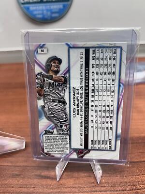 Cheap Sneaks Footwear/Sports Cards Baseball Card Luis Arraez SN 2023 Topps Cosmic Chrome Aqua Equinox Refractor #90 Mia