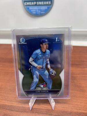 Cheap Sneaks Footwear/Sports Cards Baseball Card Luis Garcia 2023 Bowman Chrome Prospects #BCP-94 Toronto Blue Jays