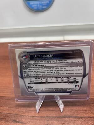 Cheap Sneaks Footwear/Sports Cards Baseball Card Luis Garcia 2023 Bowman Chrome Prospects #BCP-94 Toronto Blue Jays
