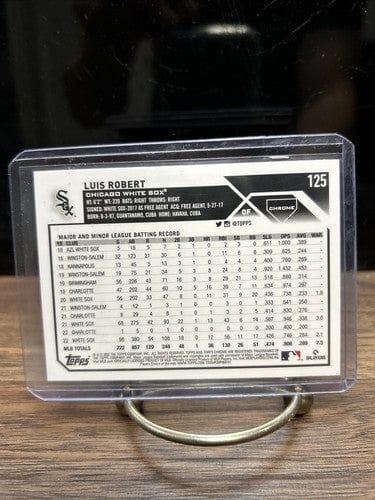 Cheap Sneaks Footwear/Sports Cards Baseball Card LUIS ROBERT 2023 Topps Chrome White Sox SP X-Fractor Refractor Card #1