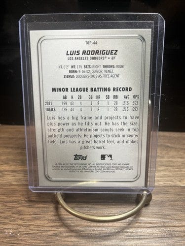 Cheap Sneaks Footwear/Sports Cards Baseball Card Luis Rodriguez 2 Card Lot Dodgers 2022 Bowman Mojo Ref Parallel Sp #BC