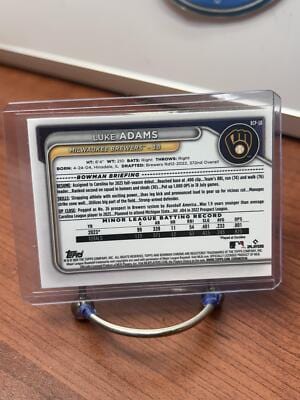 Cheap Sneaks Footwear/Sports Cards Baseball Card Luke Adams 2024 Bowman Chrome Prospects #BCP-50 Brewers