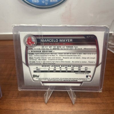 Cheap Sneaks Footwear/Sports Cards Baseball Card Marcelo Mayer 2022 Bowman #BCP-126 Chrome Prospects Boston Red Sox