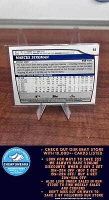 Cheap Sneaks Footwear/Sports Cards Baseball Card Marcus Stroman 2023 Topps Big League #55 Chicago Cubs