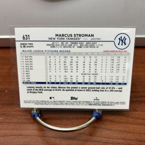 Cheap Sneaks Footwear/Sports Cards Baseball Card Marcus Stroman 2024 Topps Series Two Baseball Card #631