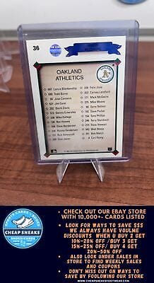 Cheap Sneaks Footwear/Sports Cards Baseball Card Mark McGwire 1990 Upper Deck #36 Oakland Athletics