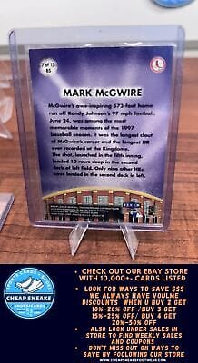 Cheap Sneaks Footwear/Sports Cards Baseball Card Mark McGwire 1998 Ultra Big Shots #7BS St. Louis Cardinals