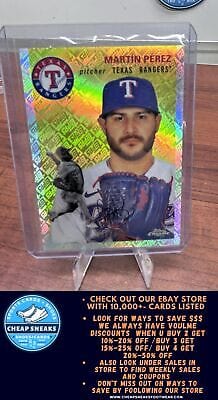 Cheap Sneaks Footwear/Sports Cards Baseball Card Martín Pérez SN 2023 Topps Chrome Platinum Anniv Topps Refractor #38