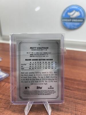 Cheap Sneaks Footwear/Sports Cards Baseball Card Matt Chapman 2022 Bowman Platinum Ice Foilboard #13 Toronto Blue Jays
