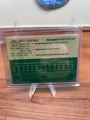 Cheap Sneaks Footwear/Sports Cards Baseball Card Matt Chapman 2023 Topps Chrome Platinum Anniversary #313 Toronto Blue