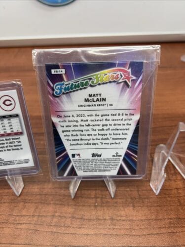Cheap Sneaks Footwear/Sports Cards Baseball Card Matt McLain RC 2024 Topps Chrome #48/Future Stars FS-14 Reds