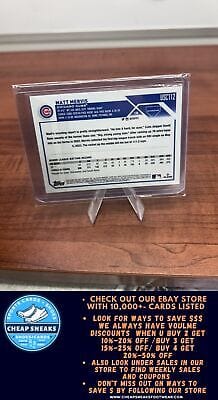 Cheap Sneaks Footwear/Sports Cards Baseball Card Matt Mervis (RC) 2023 Topps Chrome Update #USC112 Chicago Cubs