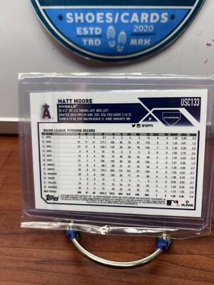 Cheap Sneaks Footwear/Sports Cards Baseball Card Matt Moore 2023 Topps Chrome Update Pink #USC133 Angels