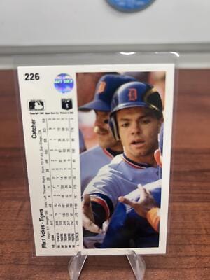Cheap Sneaks Footwear/Sports Cards Baseball Card Matt Nokes 1990 Upper Deck #226 Detroit Tigers