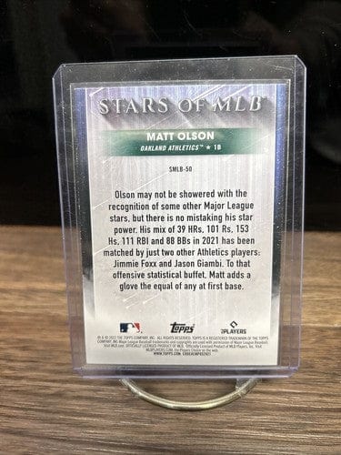 Cheap Sneaks Footwear/Sports Cards Baseball Card Matt Olson - 2022 Topps Series 2 Stars of MLB