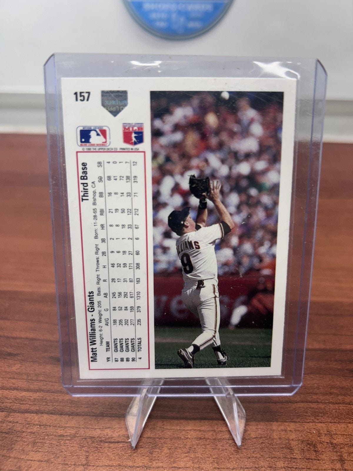 Cheap Sneaks Footwear/Sports Cards Baseball Card Matt Williams 1991 Upper Deck #157 San Francisco Giants