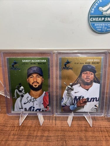 Cheap Sneaks Footwear/Sports Cards Baseball Card Miami Marlins 2023 Topps Chrome Platinum Anniversary Lot Bell, Chishol