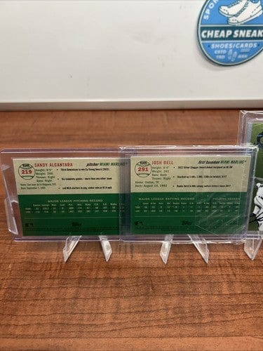 Cheap Sneaks Footwear/Sports Cards Baseball Card Miami Marlins 2023 Topps Chrome Platinum Anniversary Lot Bell, Chishol