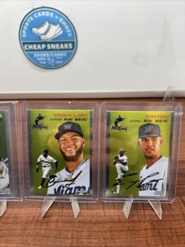 Cheap Sneaks Footwear/Sports Cards Baseball Card Miami Marlins 2023 Topps Chrome Platinum Anniversary Lot Bell, Chishol