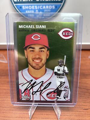 Cheap Sneaks Footwear/Sports Cards Baseball Card Michael Siani RC 2023 Topps Chrome Platinum Anniversary #116 Cincinnat
