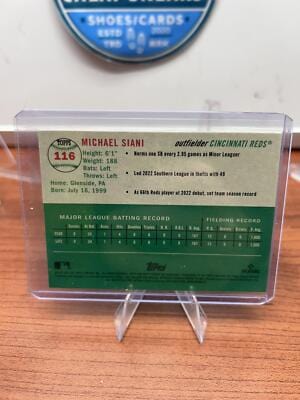 Cheap Sneaks Footwear/Sports Cards Baseball Card Michael Siani RC 2023 Topps Chrome Platinum Anniversary #116 Cincinnat