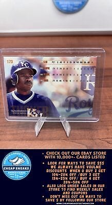 Cheap Sneaks Footwear/Sports Cards Baseball Card Michael Tucker 1995 Fleer #173 Kansas City Royals