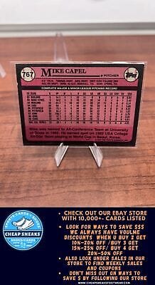 Cheap Sneaks Footwear/Sports Cards Baseball Card Mike Capel 1989 Topps #767 Chicago Cubs